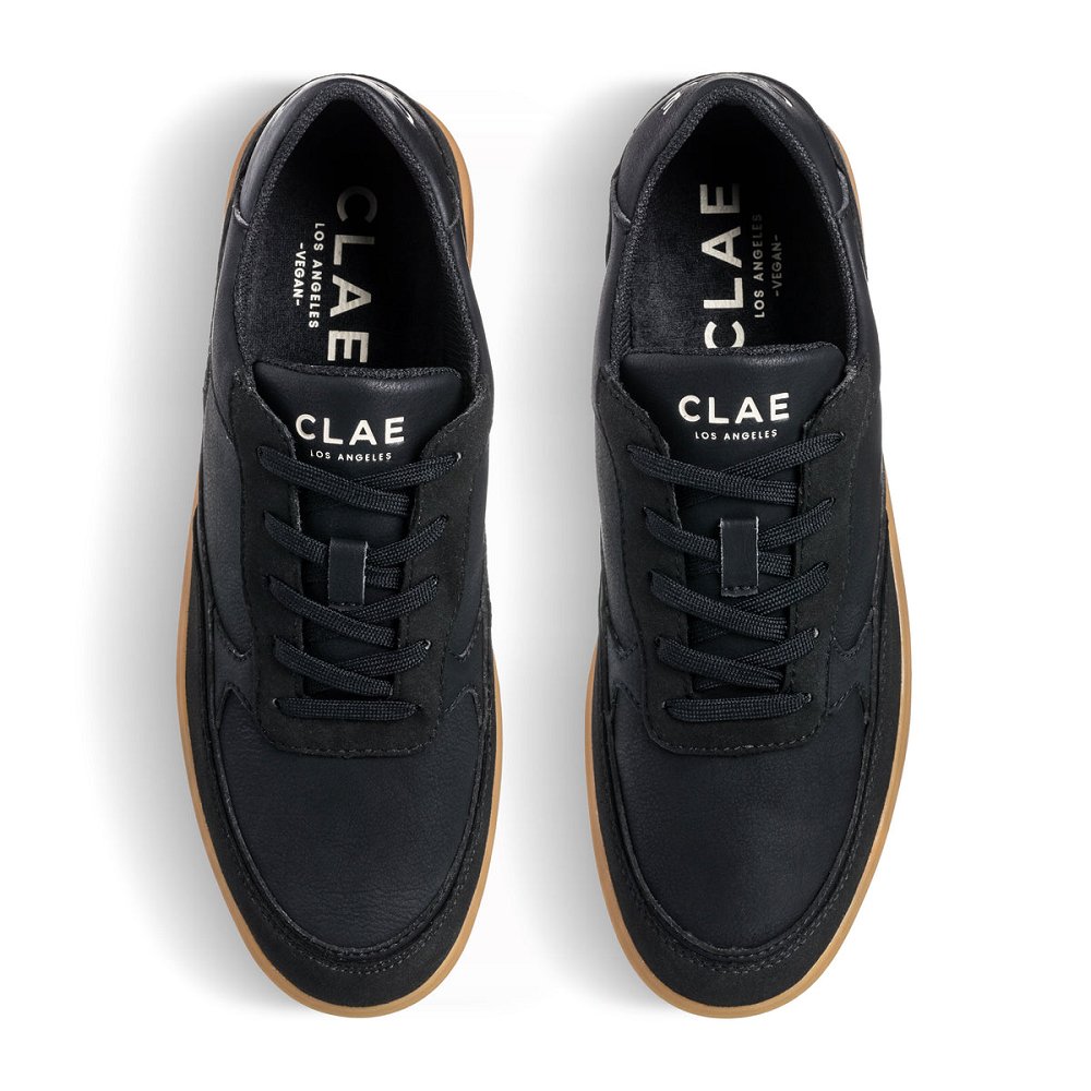 CLAE AUSTIN VEGAN Shoes Mens USA215-F67 In Black Vegan Light Gum